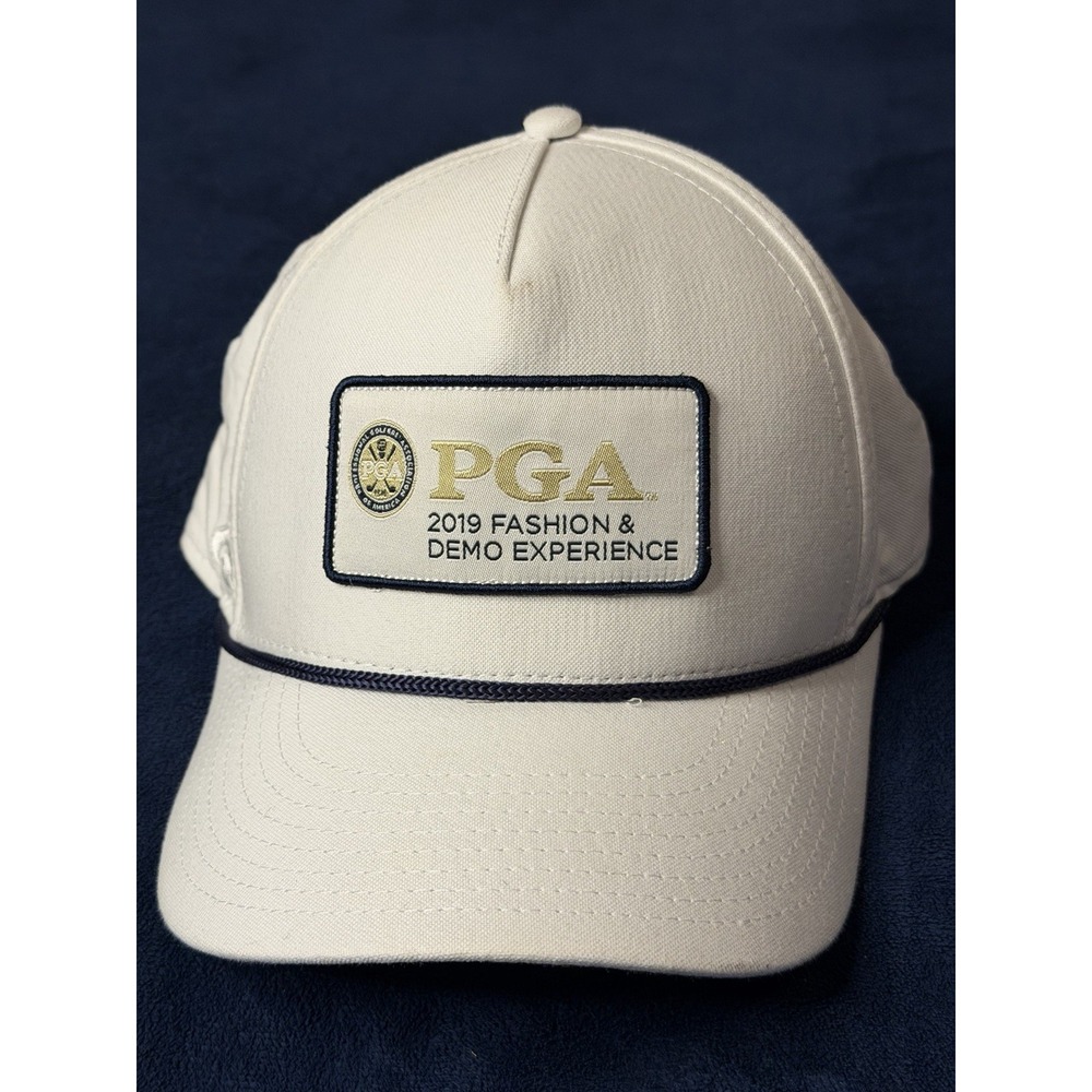 Pukka PGA 2019 Fashion & Demo Experience SnapBack Baseball Cap White Patch